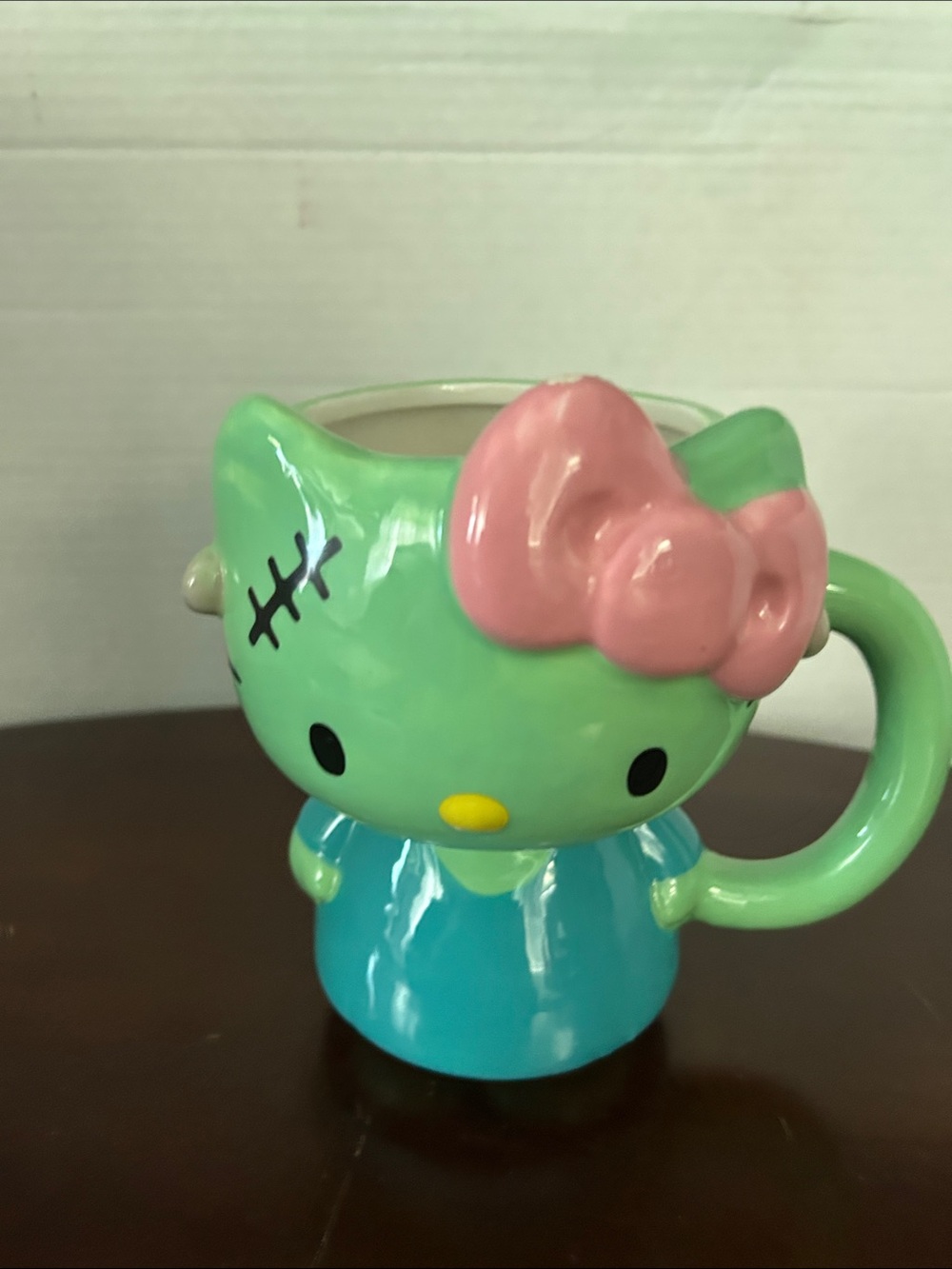 Frankenstein 20 Oz 3 D sculpted Hello Kitty Ceramic Character Mug